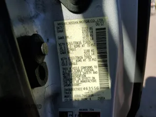 2012 Nissan Frontier S z VIN 1N6BD0CTXCC463556, wystawiony jako Copart lot #46553035 z przebiegiem 195 549 mil mil oraz Szkoda całkowita • Salvage title. Historia ofert i sprzedaży dostępna na DreamBid. Obrazek 12.