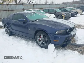 2010 Ford Mustang GT with VIN 1ZVBP8CH2A5176411, listed as a IAAI auction lot 41274325 with 71,589 mi miles. Bid and sale history available at carsss.com. Image 1.