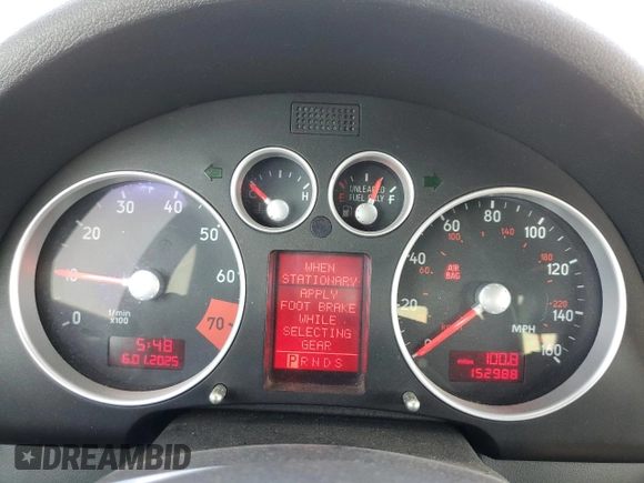 2004 Audi TT z VIN TRUTC28N441004820, wystawiony jako Copart lot #59420835 z przebiegiem 152 988 mil mil oraz Szkoda całkowita • Salvage title. Historia ofert i sprzedaży dostępna na DreamBid. Obrazek 9.