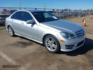 2013 Mercedes-Benz C-Class C 250 Sport with VIN WDDGF4HB9DA873732, listed as a IAAI auction lot 41755981 with NaN miles. Bid and sale history available at carsss.com. Image 1.