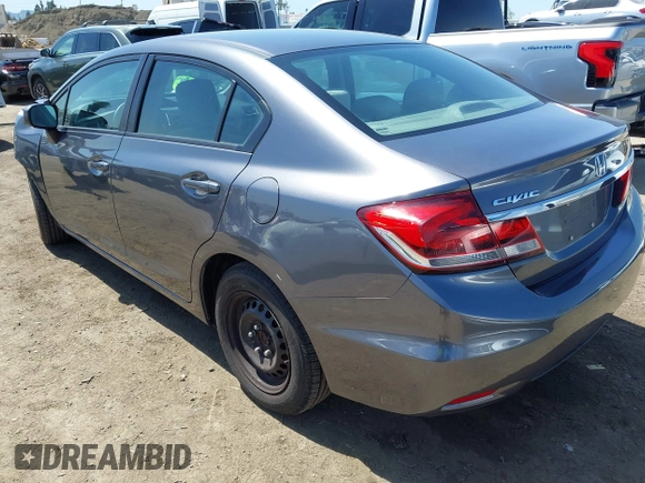 2014 Honda Civic LX with VIN 2HGFB2F56EH557468, listed as a IAAI auction lot 41969178 with 138,791 mi miles and . Bid and sale history available at DreamBid. Image 3.