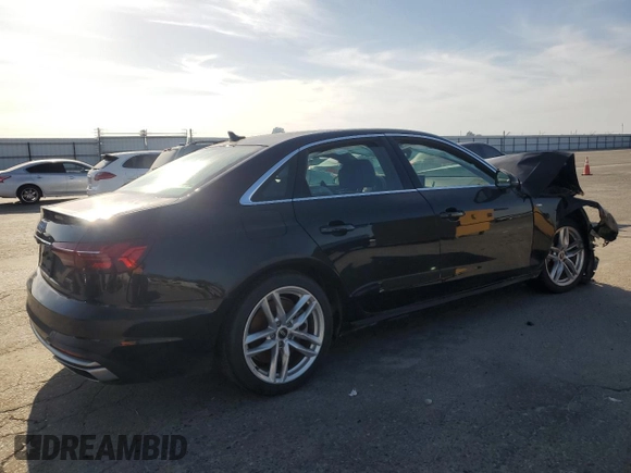 2023 Audi A4 S line Premium Plus with VIN WAUEAAF47PN006939, listed as a Copart auction lot 53004125 with Not Provided miles and Non Repairable. Bid and sale history available at DreamBid. Image 3.