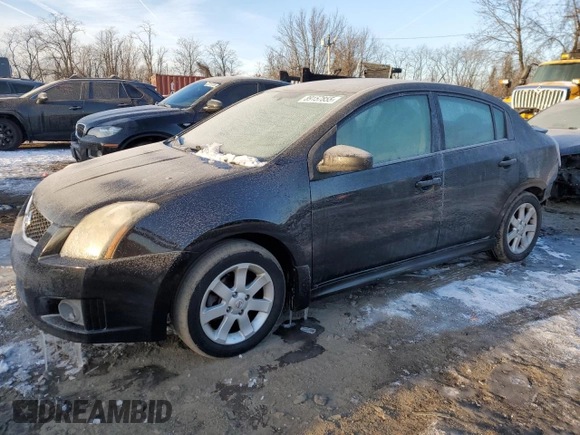 2010 Nissan Sentra S with VIN 3N1AB6AP9AL676502, listed as a Copart auction lot 89157855 with 155,335 mi miles and Salvage Title. Bid and sale history available at carsss.com. Image 1.