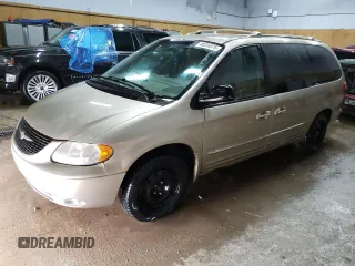 2002 Chrysler Town & Country Limited with VIN 2C8GP64L72R797145, listed as a Copart auction lot 46224075 with 161,003 mi miles and Clean Title. Bid and sale history available at carsss.com. Image 1.