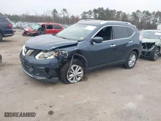 2016 Nissan Rogue S with VIN KNMAT2MV0GP629501, listed as a IAAI auction lot 41793338 with 127,085 mi miles. Bid and sale history available at carsss.com. Image 2.