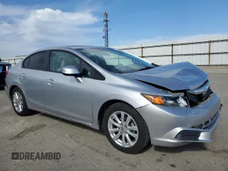 2012 Honda Civic EX with VIN 19XFB2F8XCE322475, listed as a Copart auction lot 52812535 with 226,146 mi miles and Salvage Title. Bid and sale history available at DreamBid. Image 4.