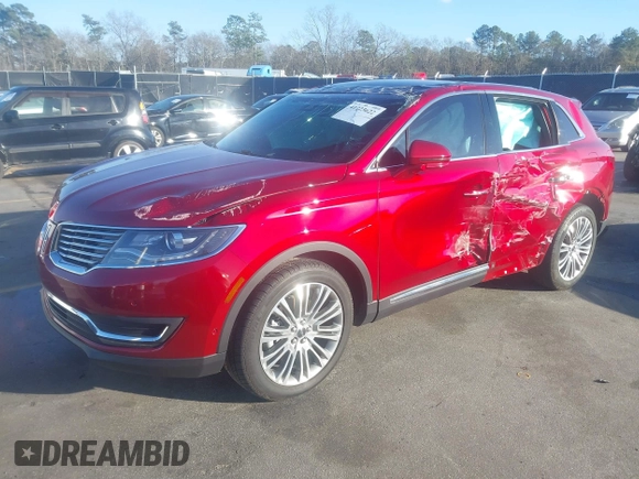 2018 Lincoln MKX Reserve with VIN 2LMPJ6LR8JBL29098, listed as a IAAI auction lot 41223622 with 32,529 mi miles. Bid and sale history available at carsss.com. Image 2.