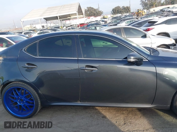 2011 Lexus IS with VIN JTHBE5C28B5027536, listed as a IAAI auction lot 41483620 with 235,603 mi miles. Bid and sale history available at carsss.com. Image 13.