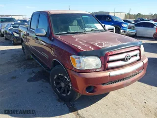 2005 Toyota Tundra SR5 with VIN 5TBET34115S482461, listed as a IAAI auction lot 41406575 with 202,476 mi miles. Bid and sale history available at carsss.com. Image 1.
