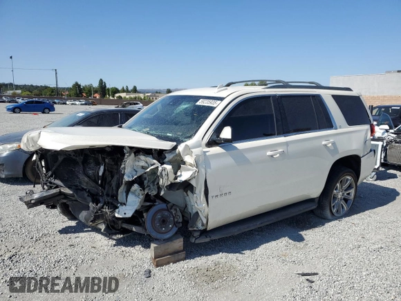 2015 Chevrolet Tahoe LT z VIN 1GNSCBKC4FR678751, wystawiony jako Copart lot #59235935 z przebiegiem 108 296 mil mil oraz Szkoda całkowita • Salvage title. Historia ofert i sprzedaży dostępna na DreamBid. Obrazek 1.