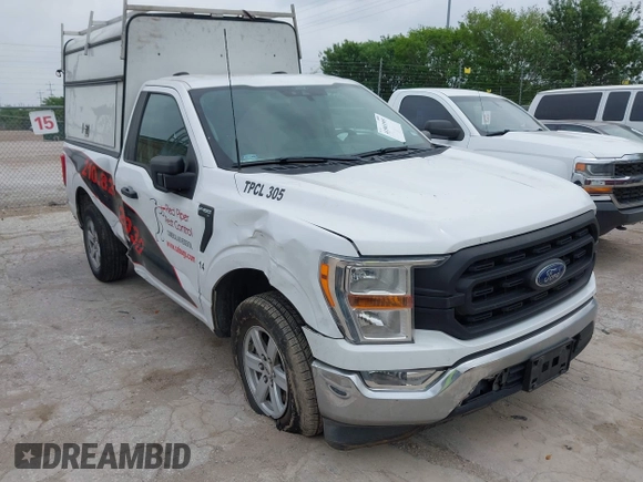 2021 Ford F-150 XL with VIN 1FTMF1CB7MKE81507, listed as a IAAI auction lot 41903595 with 71,860 mi miles and . Bid and sale history available at DreamBid. Image 1.