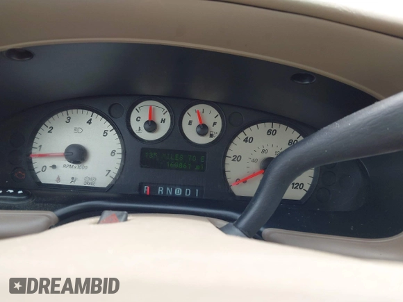 2004 Mercury Sable LS Premium with VIN 1MEFM55S54A612926, listed as a IAAI auction lot 42368153 with 160,061 mi miles and . Bid and sale history available at DreamBid. Image 7.