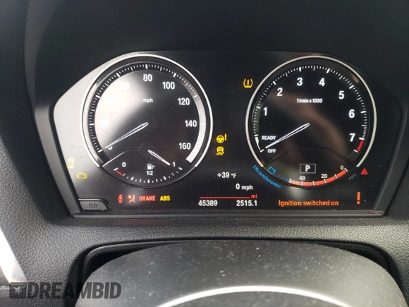 2018 BMW 2 Series 230i with VIN WBA2J1C58JVD09478, listed as a Copart auction lot 40318253 with 45,389 mi miles. Bid and sale history available at carsss.com. Image 9.