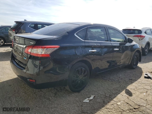 2014 Nissan Sentra S with VIN 3N1AB7AP5EY312379, listed as a Copart auction lot 49673235 with 123,500 mi miles and Salvage Title. Bid and sale history available at carsss.com. Image 3.
