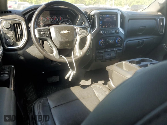 2019 Chevrolet Silverado 1500 LT with VIN 3GCUYDED9KG202458, listed as a Copart auction lot 50389445 with 46,311 mi miles and Salvage Title. Bid and sale history available at carsss.com. Image 8.