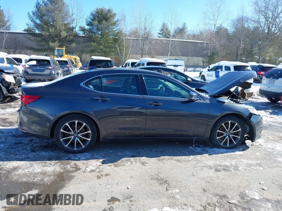 2015 Acura TLX V6 Tech with VIN 19UUB3F55FA000872, listed as a IAAI auction lot 41586406 with 142,067 mi miles. Bid and sale history available at carsss.com. Image 13.