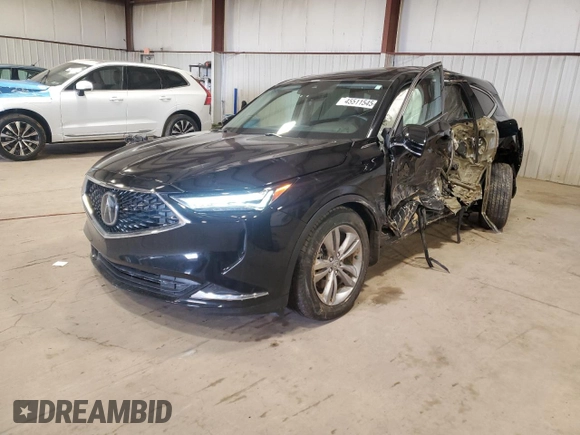 2023 Acura MDX with VIN 5J8YE1H37PL018059, listed as a Copart auction lot 45511545 with 30,851 mi miles and Salvage Title. Bid and sale history available at carsss.com. Image 1.