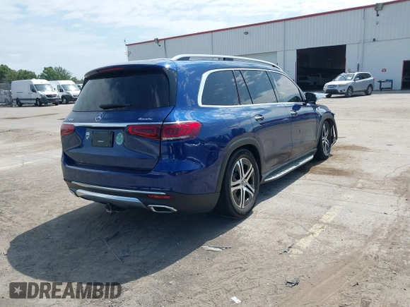 2022 Mercedes-Benz GLS 450 z VIN 4JGFF5KE4NA626100, wystawiony jako IAAI lot #42416183 z przebiegiem 51 191 mil mil oraz . Historia ofert i sprzedaży dostępna na DreamBid. Obrazek 4.