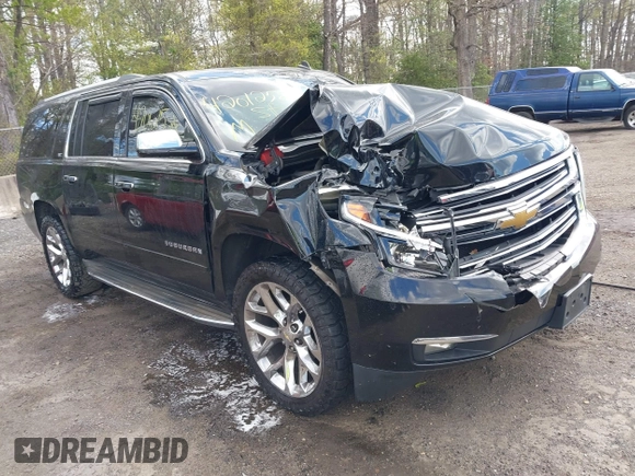 2015 Chevrolet Suburban LTZ with VIN 1GNSKKKC5FR255373, listed as a IAAI auction lot 42012528 with 219,030 mi miles and . Bid and sale history available at DreamBid. Image 1.