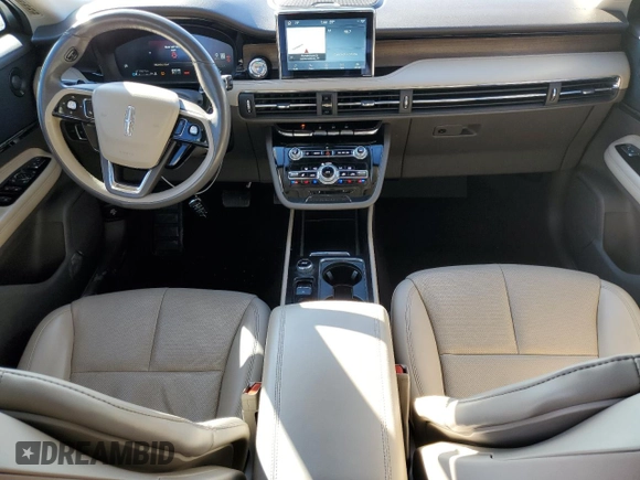 2021 Lincoln Corsair Reserve with VIN 5LMCJ2C96MUL17255, listed as a Copart auction lot 81489704 with 61,158 mi miles and Salvage Title. Bid and sale history available at carsss.com. Image 8.