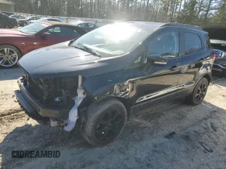 2019 Ford EcoSport SE z VIN MAJ3S2GE9KC257783, wystawiony jako Copart lot #50292745 z przebiegiem 50 528 mil mil oraz Szkoda całkowita • Salvage title. Historia ofert i sprzedaży dostępna na DreamBid. Obrazek 1.