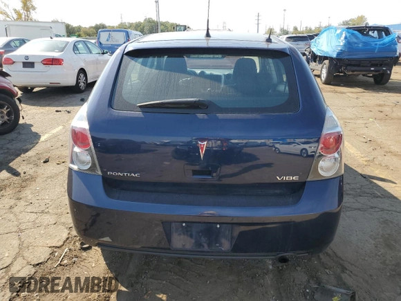 2009 Pontiac Vibe w/1SB with VIN 5Y2SP67029Z464784, listed as a Copart auction lot 75817904 with 117,560 mi miles and Clean Title. Bid and sale history available at carsss.com. Image 6.
