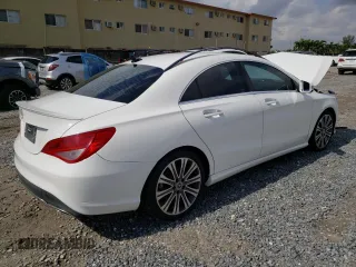 2018 Mercedes-Benz CLA with VIN WDDSJ4EB0JN670679, listed as a Copart auction lot 65502963 with 58,023 mi miles. Bid and sale history available at carsss.com. Image 3.