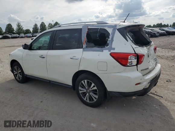2017 Nissan Pathfinder SL with VIN 5N1DR2MM7HC668223, listed as a Copart auction lot 60263695 with 83,596 mi miles and Clean title. Bid and sale history available at DreamBid. Image 2.