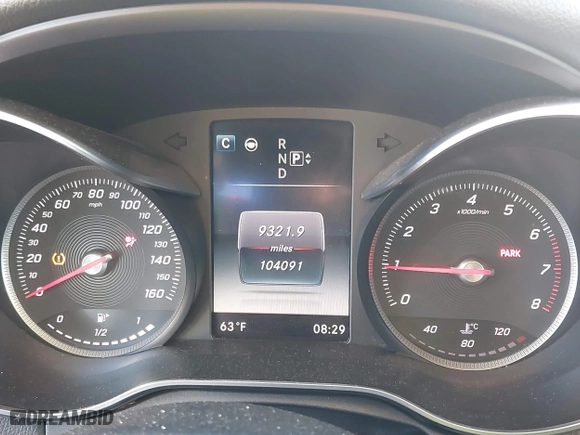 2015 Mercedes-Benz C-Class C 300 with VIN 55SWF4JB3FU074019, listed as a IAAI auction lot 40774389 with 104,091 mi miles. Bid and sale history available at carsss.com. Image 7.
