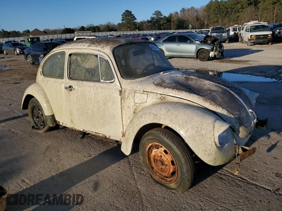 1975 Volkswagen Beetle with VIN 1342531579, listed as a Copart auction lot 46537415 with 48,724 mi miles and Clean Title. Bid and sale history available at DreamBid. Image 4.