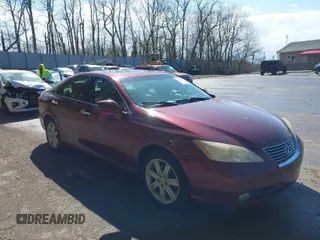 2008 Lexus ES 350 with VIN JTHBJ46G582255159, listed as a IAAI auction lot 42048577 with 205,472 mi miles. Bid and sale history available at carsss.com. Image 1.