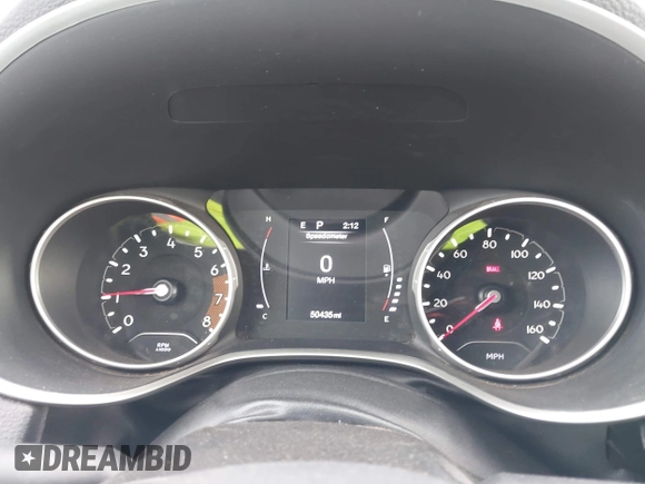 2020 Jeep Compass Latitude with VIN 3C4NJCBB3LT257809, listed as a IAAI auction lot 41736438 with 50,435 mi miles and . Bid and sale history available at DreamBid. Image 7.