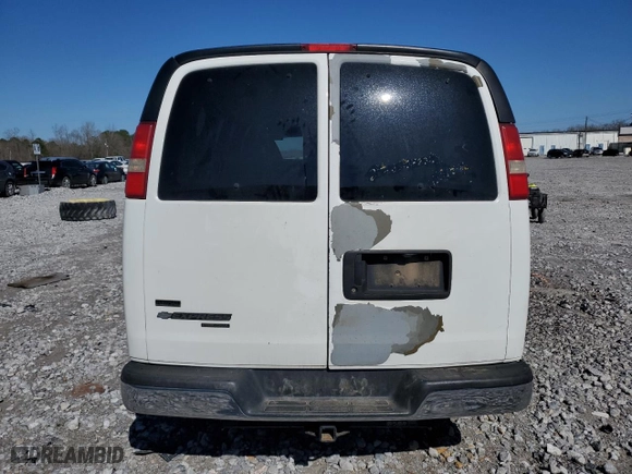 2011 Chevrolet Express Passenger 1LT with VIN 1GAWGRFG1B1101746, listed as a Copart auction lot 45645275 with 216,493 mi miles and Salvage Title. Bid and sale history available at carsss.com. Image 6.
