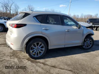 2025 Mazda CX-5 2.5 S Premium Plus Package with VIN JM3KFBEM7S0562230, listed as a Copart auction lot 47517835 with 0 mi miles and Salvage Title. Bid and sale history available at carsss.com. Image 3.