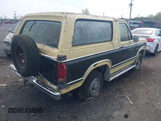 1984 Ford Bronco with VIN 1FMEU15FXELA50791, listed as a IAAI auction lot 41926107 with 12,469 mi miles and . Bid and sale history available at DreamBid. Image 4.