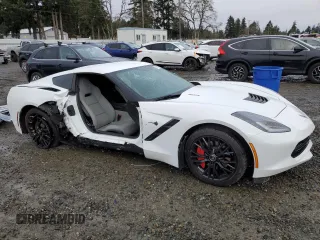 2014 Chevrolet Corvette 1LT with VIN 1G1YA2D70E5133217, listed as a Copart auction lot 51019785 with 16,192 mi miles and Salvage Title. Bid and sale history available at carsss.com. Image 4.