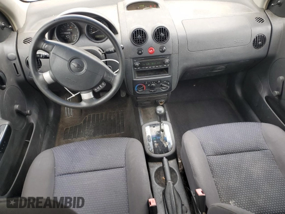 2006 Chevrolet Aveo LS with VIN KL1TD566X6B554368, listed as a Copart auction lot 61682645 with 97,701 mi miles and Salvage title. Bid and sale history available at DreamBid. Image 8.
