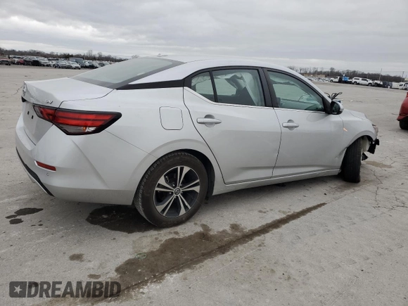 2021 Nissan Sentra SV with VIN 3N1AB8CV9MY286143, listed as a Copart auction lot 48141605 with 71,446 mi miles and Salvage Title. Bid and sale history available at carsss.com. Image 3.