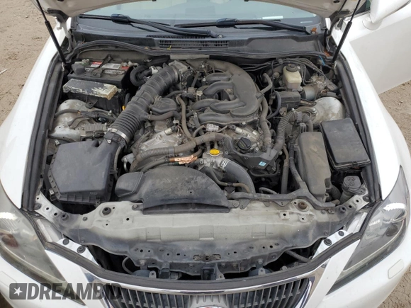 2012 Lexus IS 350 with VIN JTHBE5C26C5030856, listed as a Copart auction lot 42495955 with 129,950 mi miles and Salvage title. Bid and sale history available at DreamBid. Image 12.