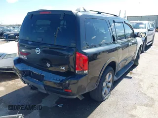 2009 Nissan Armada SE z VIN 5N1BA08D69N608372, wystawiony jako IAAI lot #42245437 z przebiegiem 232 791 mil mil oraz . Historia ofert i sprzedaży dostępna na DreamBid. Obrazek 4.