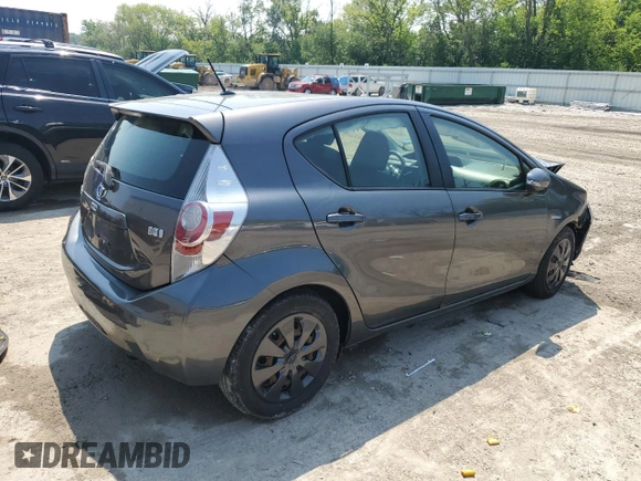 2012 Toyota Prius One z VIN JTDKDTB39C1028254, wystawiony jako Copart lot #59550425 z przebiegiem Nie podano mil oraz Nie do naprawy • Non repairable. Historia ofert i sprzedaży dostępna na DreamBid. Obrazek 3.