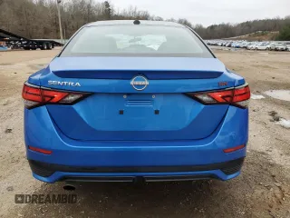 2024 Nissan Sentra SR with VIN 3N1AB8DV4RY381747, listed as a Copart auction lot 41478765 with 8,502 mi miles and Salvage Title. Bid and sale history available at carsss.com. Image 6.