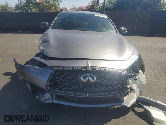 2017 Infiniti Q60 Premium with VIN JN1EV7EK0HM361911, listed as a Copart auction lot 59539525 with Not provided miles and Salvage title. Bid and sale history available at DreamBid. Image 5.