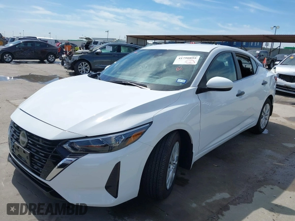 2025 Nissan Sentra S with VIN 3N1AB8BV5SY206433, listed as a IAAI auction lot 41790895 with 952 mi miles and . Bid and sale history available at DreamBid. Image 18.
