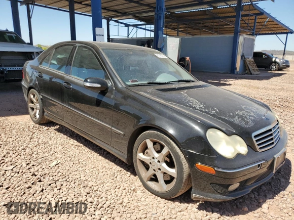2007 Mercedes-Benz C 230 Sport with VIN WDBRF52H67E023929, listed as a Copart auction lot 61785605 with 160,042 mi miles and Clean title. Bid and sale history available at DreamBid. Image 4.