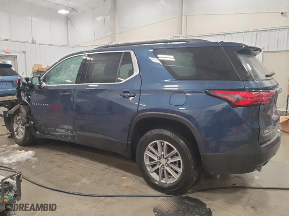 2022 Chevrolet Traverse LT Cloth with VIN 1GNEVGKW1NJ195357, listed as a Copart auction lot 87198774 with 34,327 mi miles and Salvage Title. Bid and sale history available at carsss.com. Image 2.