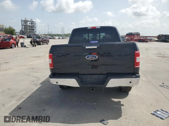2019 Ford F-150 XL with VIN 1FTEW1C56KKE02968, listed as a Copart auction lot 62542595 with 93,422 mi miles and Salvage title. Bid and sale history available at DreamBid. Image 6.
