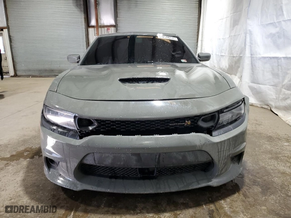 2019 Dodge Charger Scat Pack with VIN 2C3CDXGJ8KH581811, listed as a Copart auction lot 42962485 with 85,033 mi miles and Clean Title. Bid and sale history available at carsss.com. Image 5.