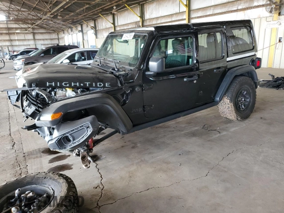 2023 Jeep Wrangler Sport S with VIN 1C4HJXDG0PW668162, listed as a Copart auction lot 45942865 with 62,944 mi miles and Salvage Title. Bid and sale history available at DreamBid. Image 1.