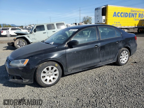 2012 Volkswagen Jetta S with VIN 3VW2K7AJ8CM404665, listed as a Copart auction lot 52007445 with 123,487 mi miles and Salvage title. Bid and sale history available at DreamBid. Image 1.